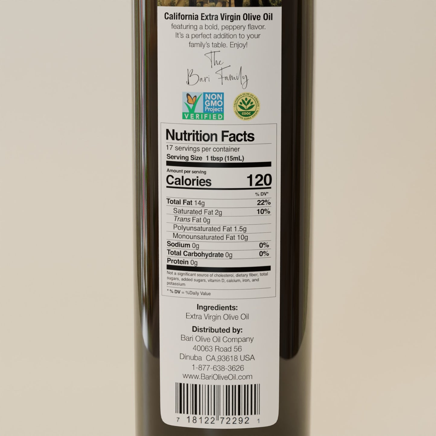 Koroneiki Extra Virgin Olive Oil - 250mL