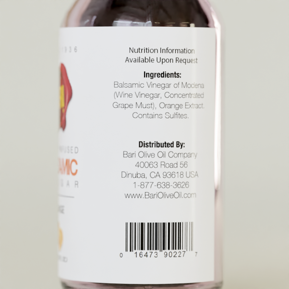 Orange Balsamic Vinegar - 60mL