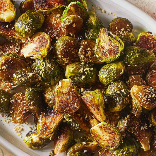 Crispy BARI Balsamic Glazed Brussel Sprouts