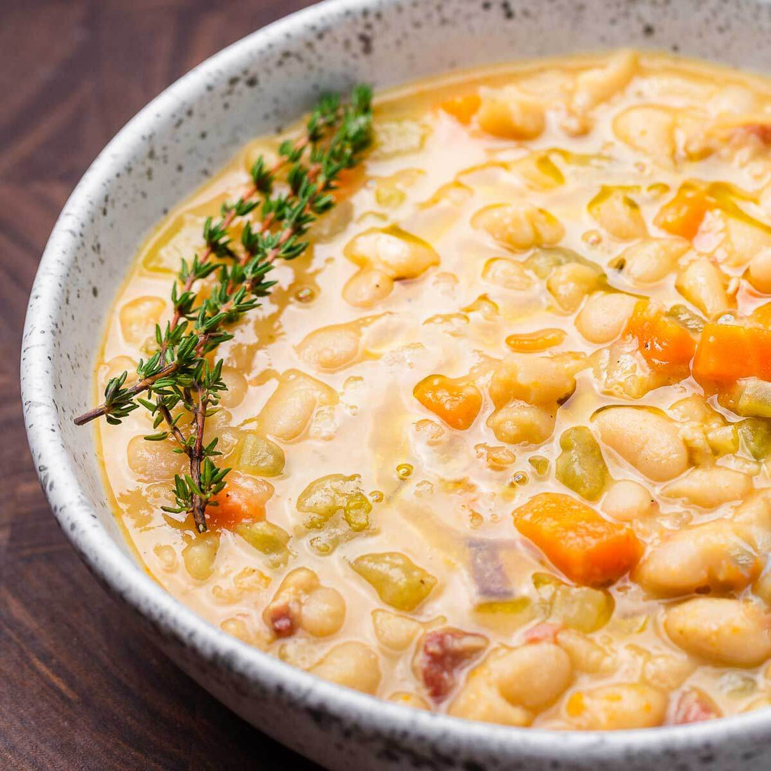 White Bean & Rosemary Tuscan Soup