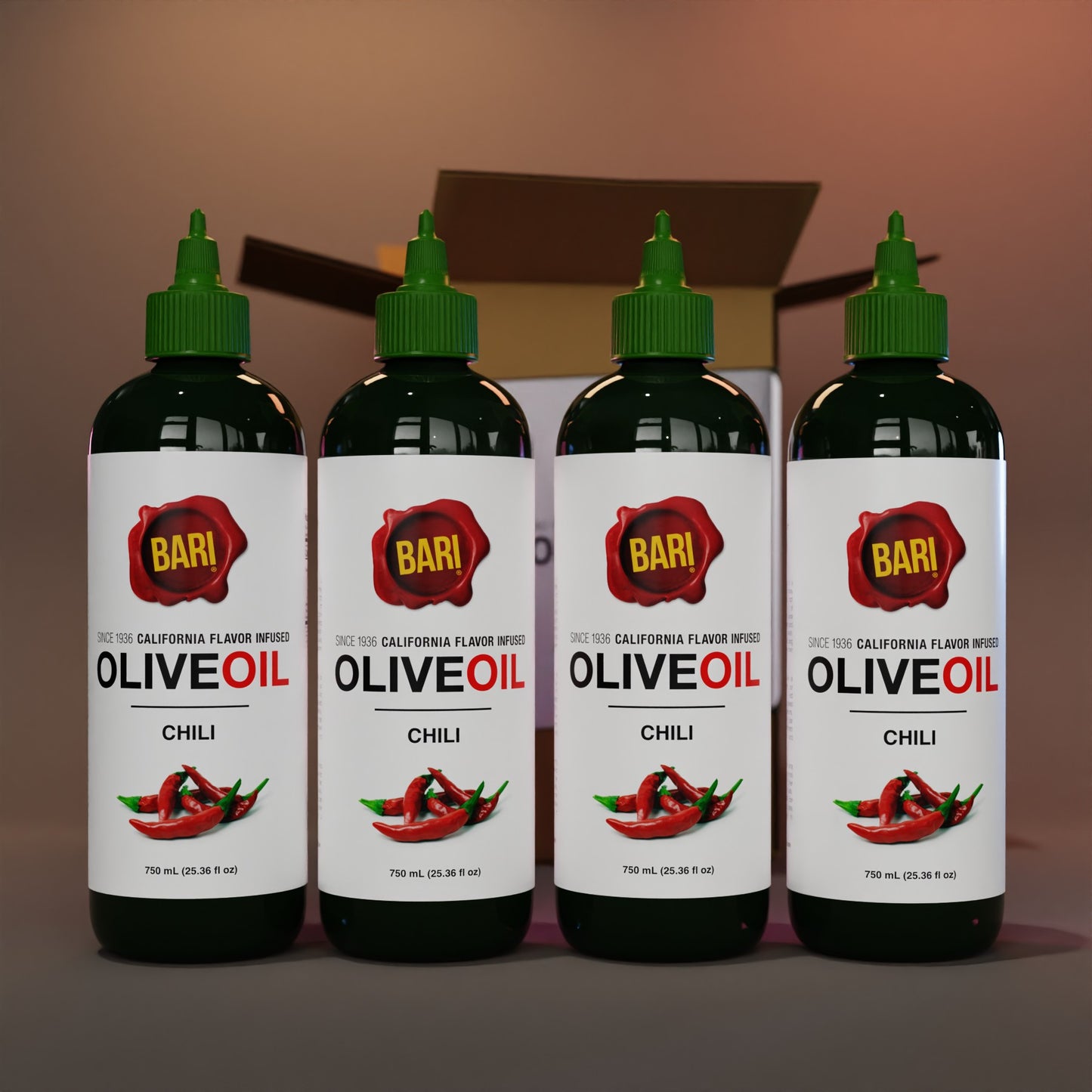 AVAILABLE TO FOODSERVICE CLIENTS ONLY: Case of 4x 750mL Squeeze Bottles