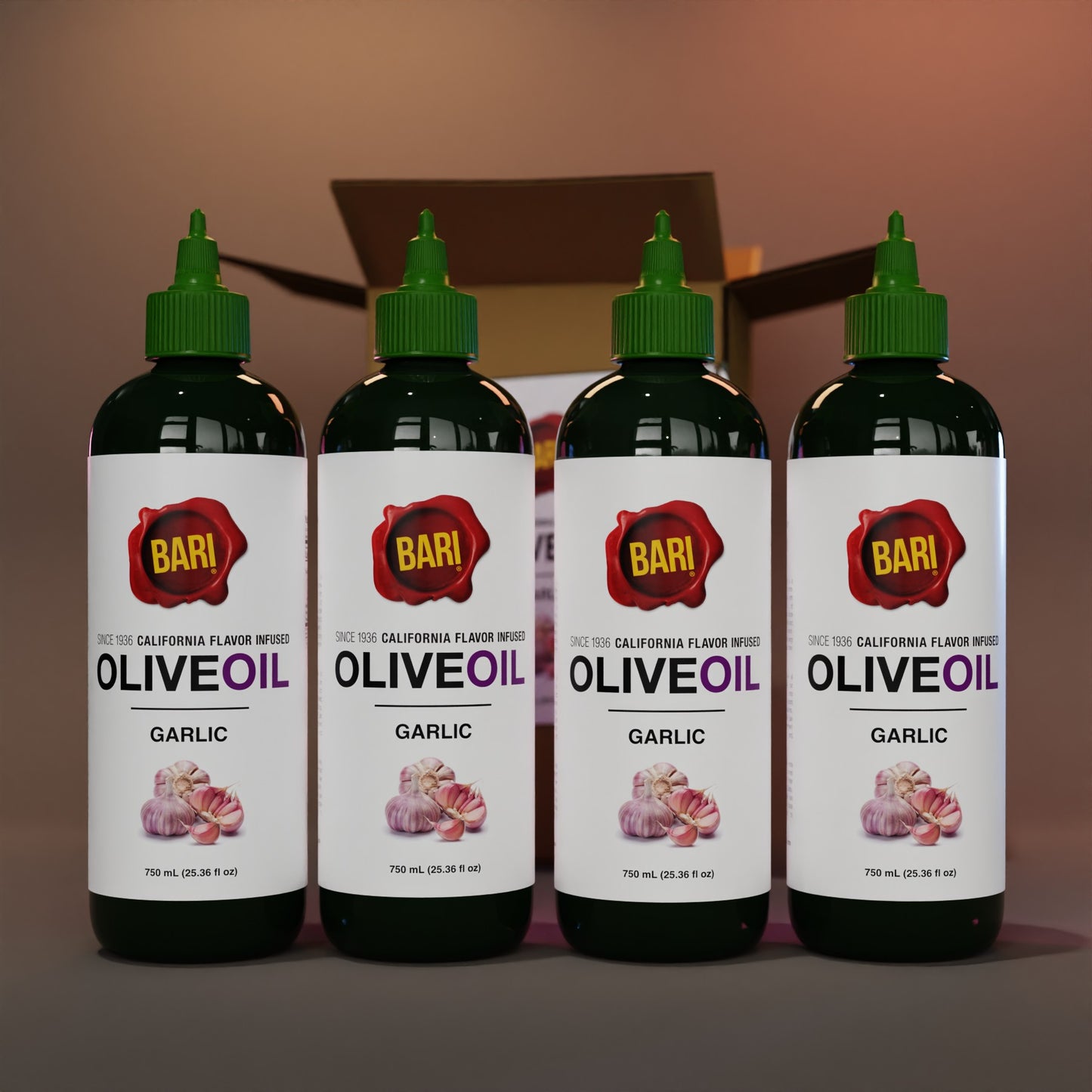 AVAILABLE TO FOODSERVICE CLIENTS ONLY: Case of 4x 750mL Squeeze Bottles