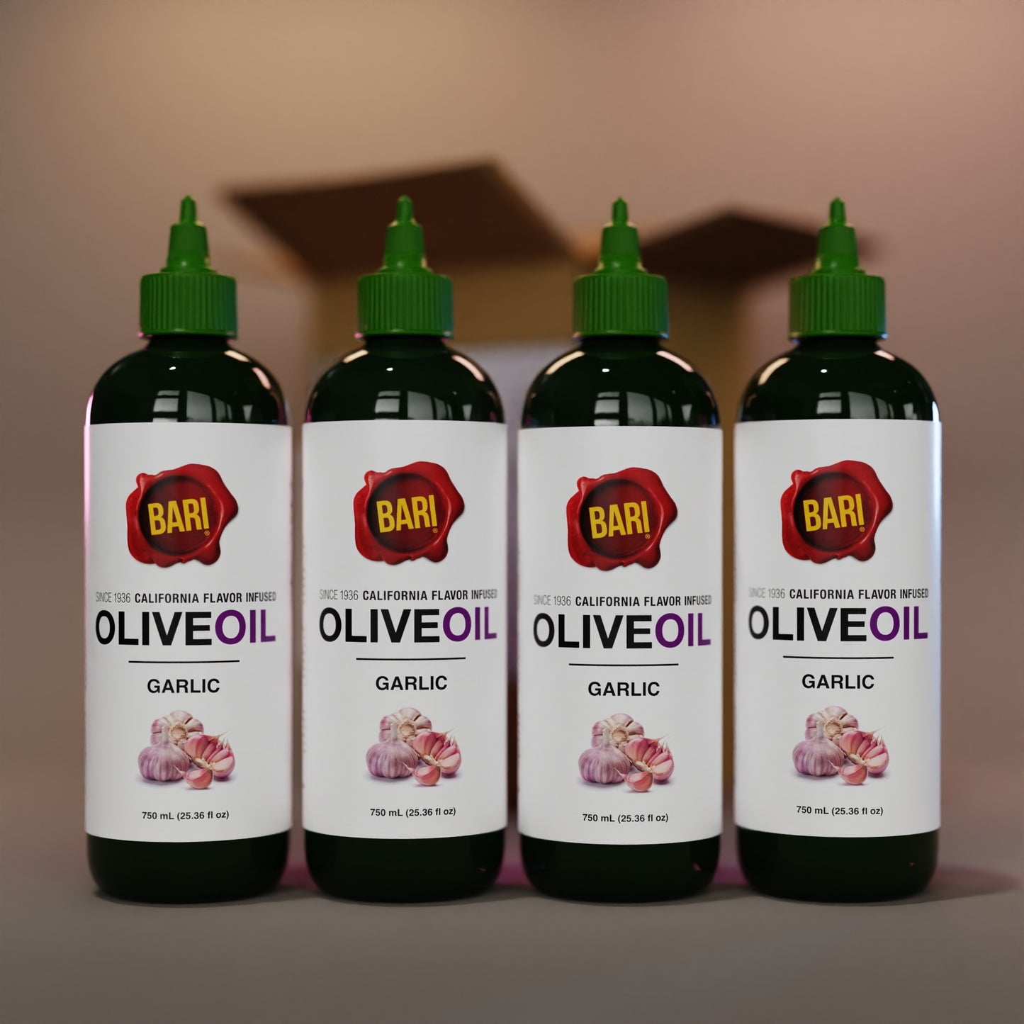 AVAILABLE TO FOODSERVICE CLIENTS ONLY: Case of 4x 750mL Squeeze Bottles