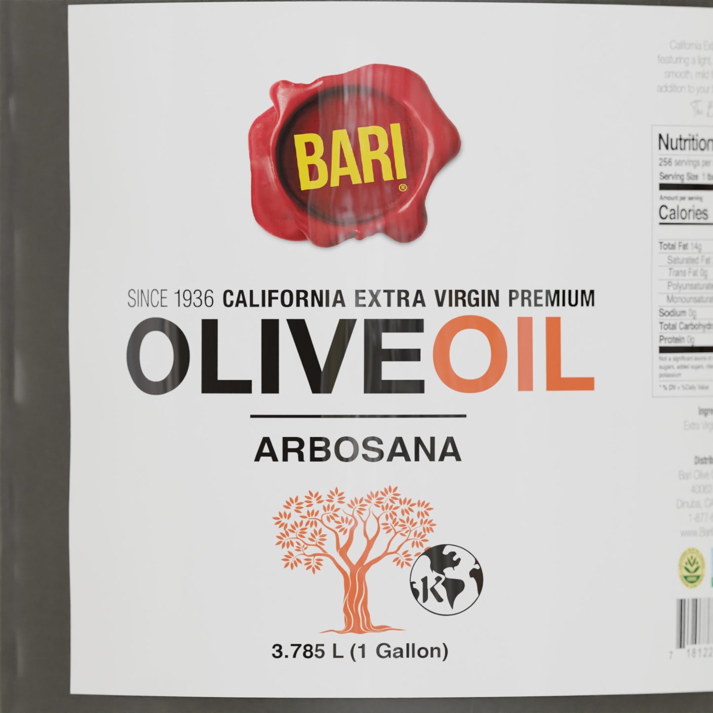 Arbosana Extra Virgin Olive Oil - 1 Gal