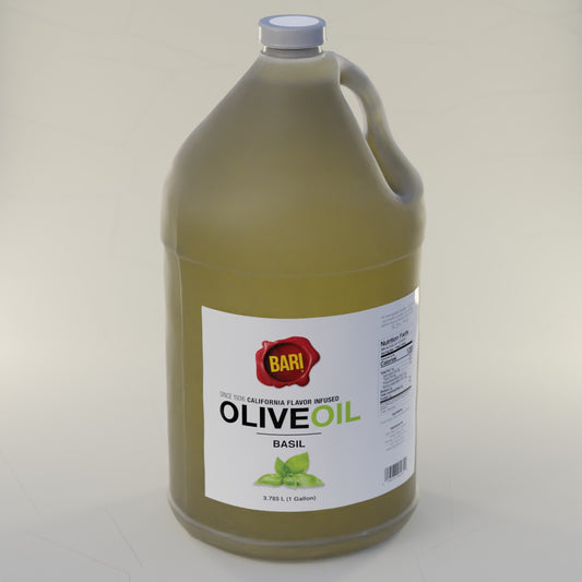Basil Infused Olive Oil - 1 Gal