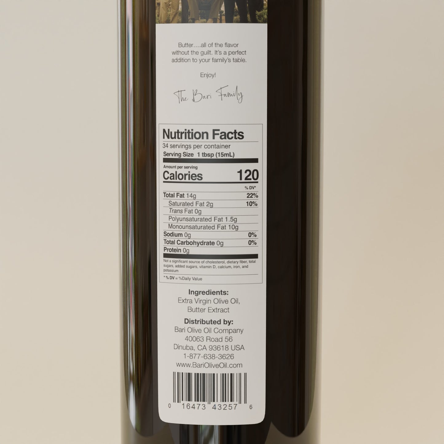 Butter Infused Olive Oil - 500mL