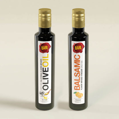 Olive Oil + Vinegar Gift Box - Two 250mL Bottles