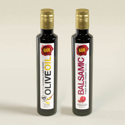 Olive Oil + Vinegar Gift Box - Two 250mL Bottles