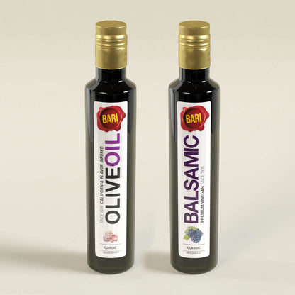 Olive Oil + Vinegar Gift Box - Two 250mL Bottles