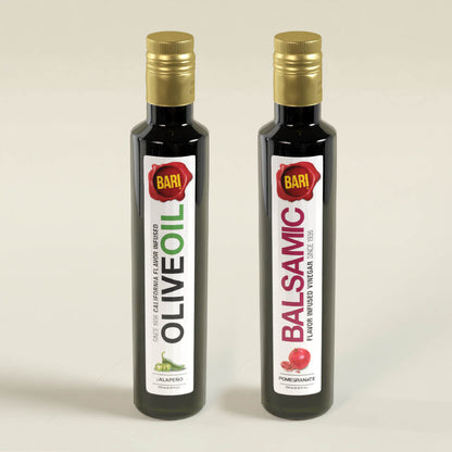 Olive Oil + Vinegar Gift Box - Two 250mL Bottles