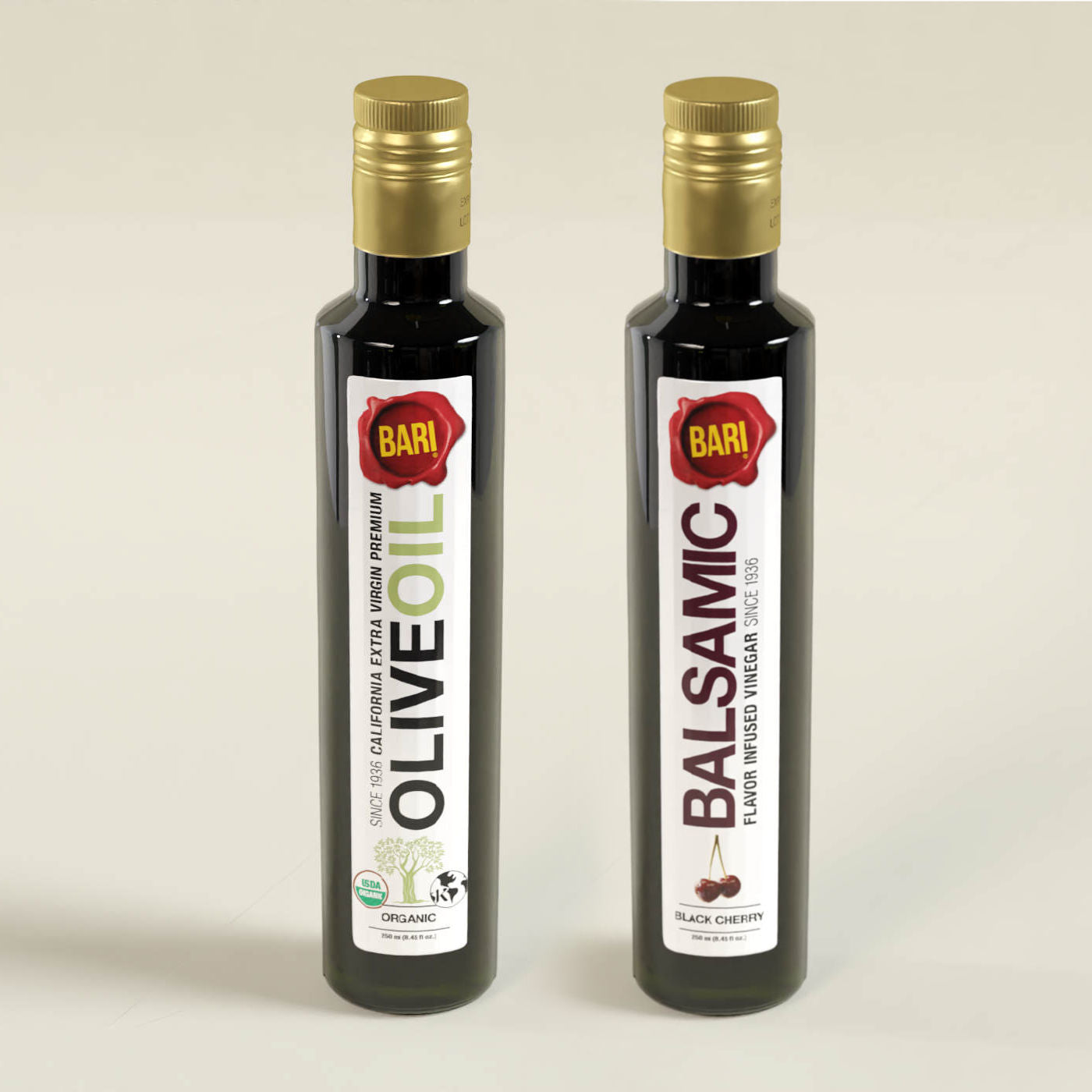 Olive Oil + Vinegar Gift Box - Two 250mL Bottles