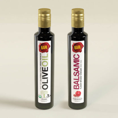 Olive Oil + Vinegar Gift Box - Two 250mL Bottles