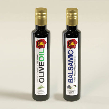 Olive Oil + Vinegar Gift Box - Two 250mL Bottles