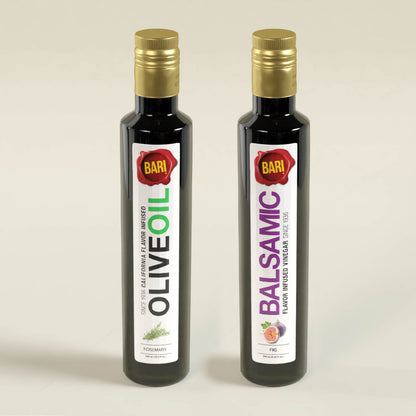 Olive Oil + Vinegar Gift Box - Two 250mL Bottles