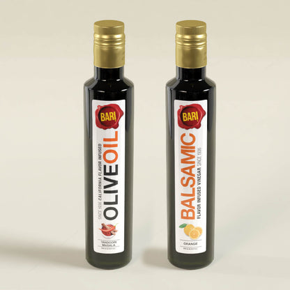 Olive Oil + Vinegar Gift Box - Two 250mL Bottles