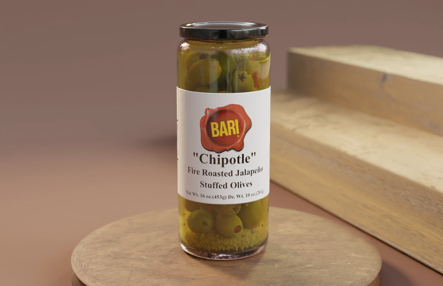Stuffed Olives - Chipotle : 16 Oz.