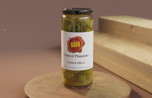 Stuffed Olives - Natural Pimiento : 16 Oz.
