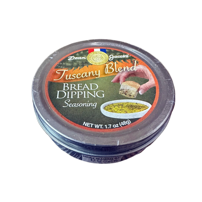 Tuscany Blend bread dipping seasoning container on a white background